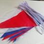 20m Red, White and Blue Large Triangle Bunting (65 feet)